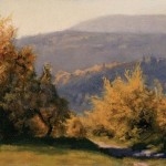 Inverno In Toscana (Winter In Tuscany
By Adrian Gottlieb
©2002,
Oil on Belgian Linen,
Size: 30.5”x16.75”
SOLD Private Collection
Colts Neck, New Jersey, USA