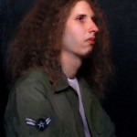 The Air Force Subject, ©2006 By Adrian Gottlieb
Portrait of Alex Alvarado
Oil on Belgian Linen
Size: 15.5" x 20.5"