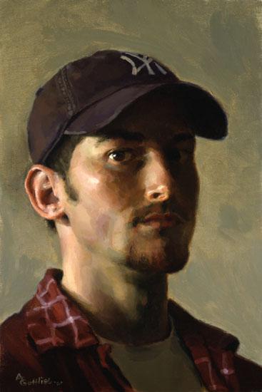 Yankee Summer : A Self Portrait from a mirror, Summer 2000