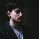 Mirror Image, Self Portrait, ©2000 By Adrian Gottlieb
Self Portrait from a mirror
Oil on Belgian Linen
Collection of Ed Gottlieb