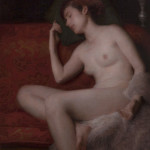 Repose, ©2013 By Adrian Gottlieb.  24"x18", oil on Linen.  S.R. Brennen Galleries.  Sold.