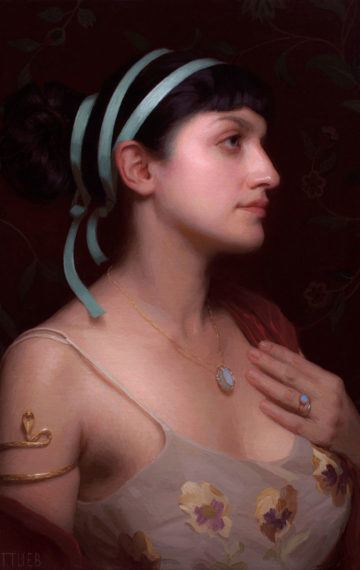 Azure by Adrian Gottlieb, 20 x 16 inches, oil on panel